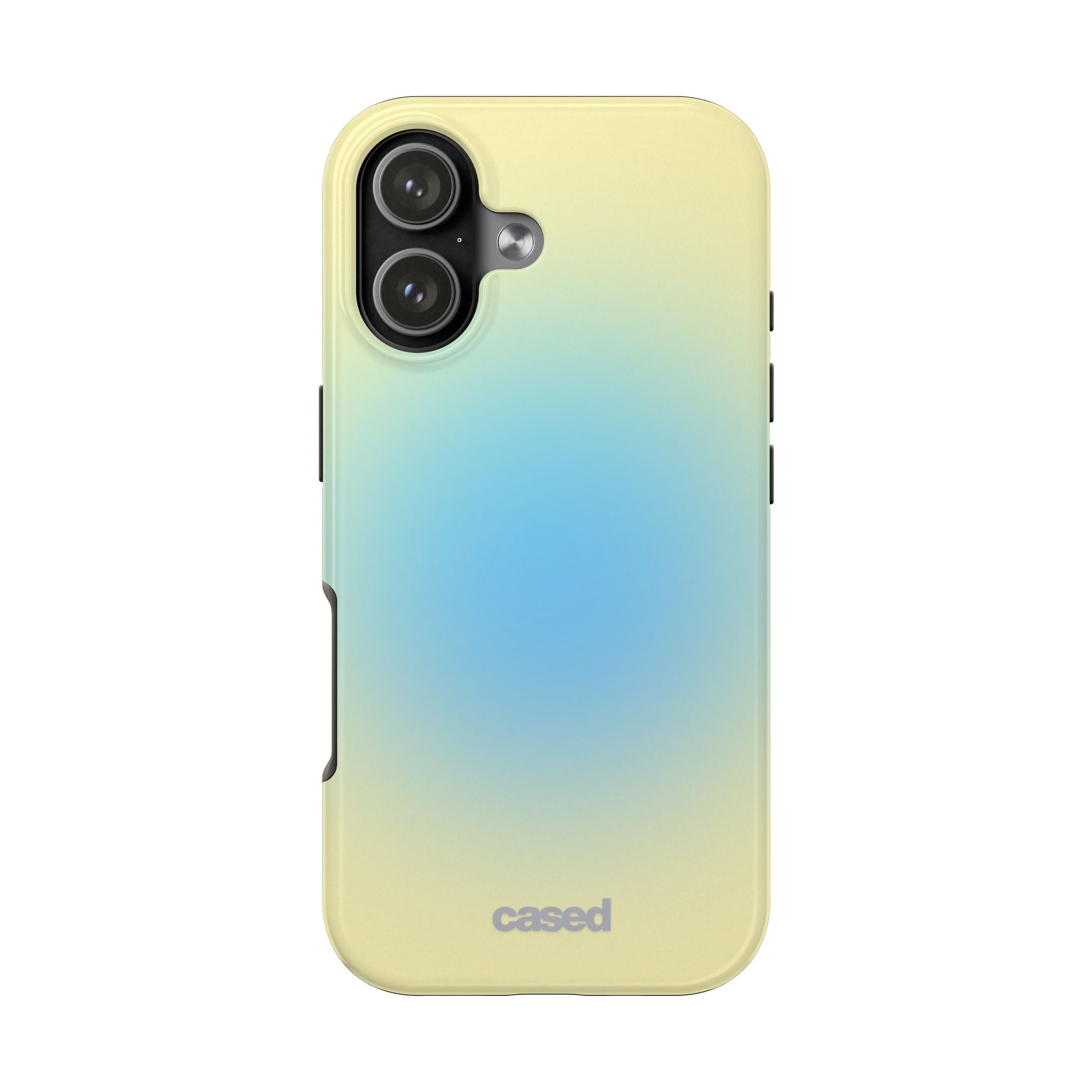 Gradient Sunrise Tough Phone Case — Protective Pastel Ombre iPhone Cover
