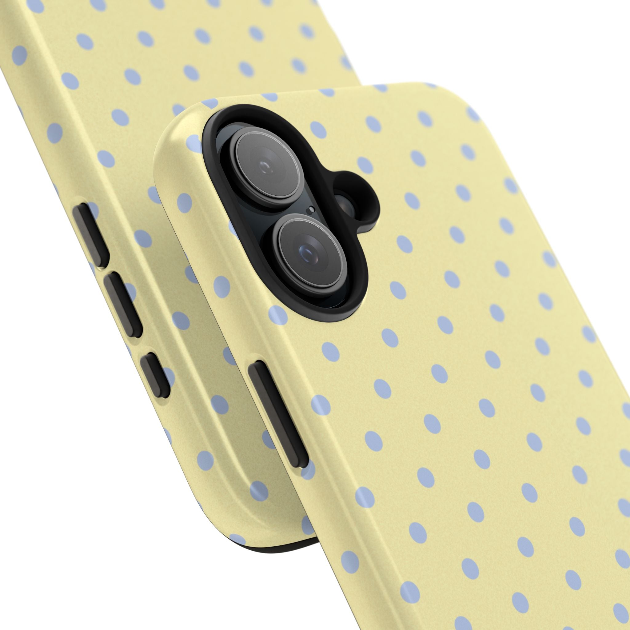 Pastel Yellow Polka Dot Tough Phone Case — Cute Protective Phone Cover