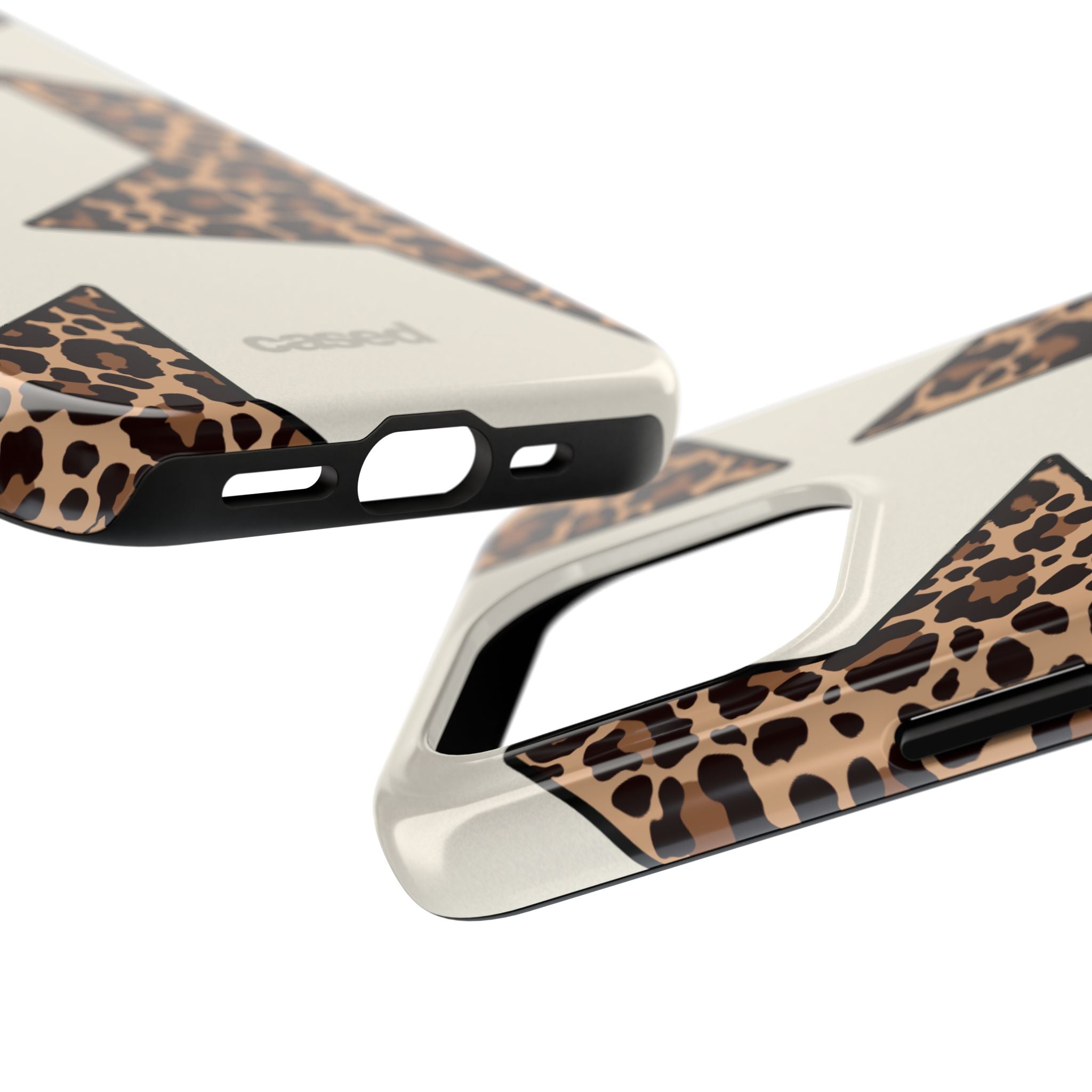 Leopard Star Pattern Phone Case | Animal Print Stars Tough Phone Case