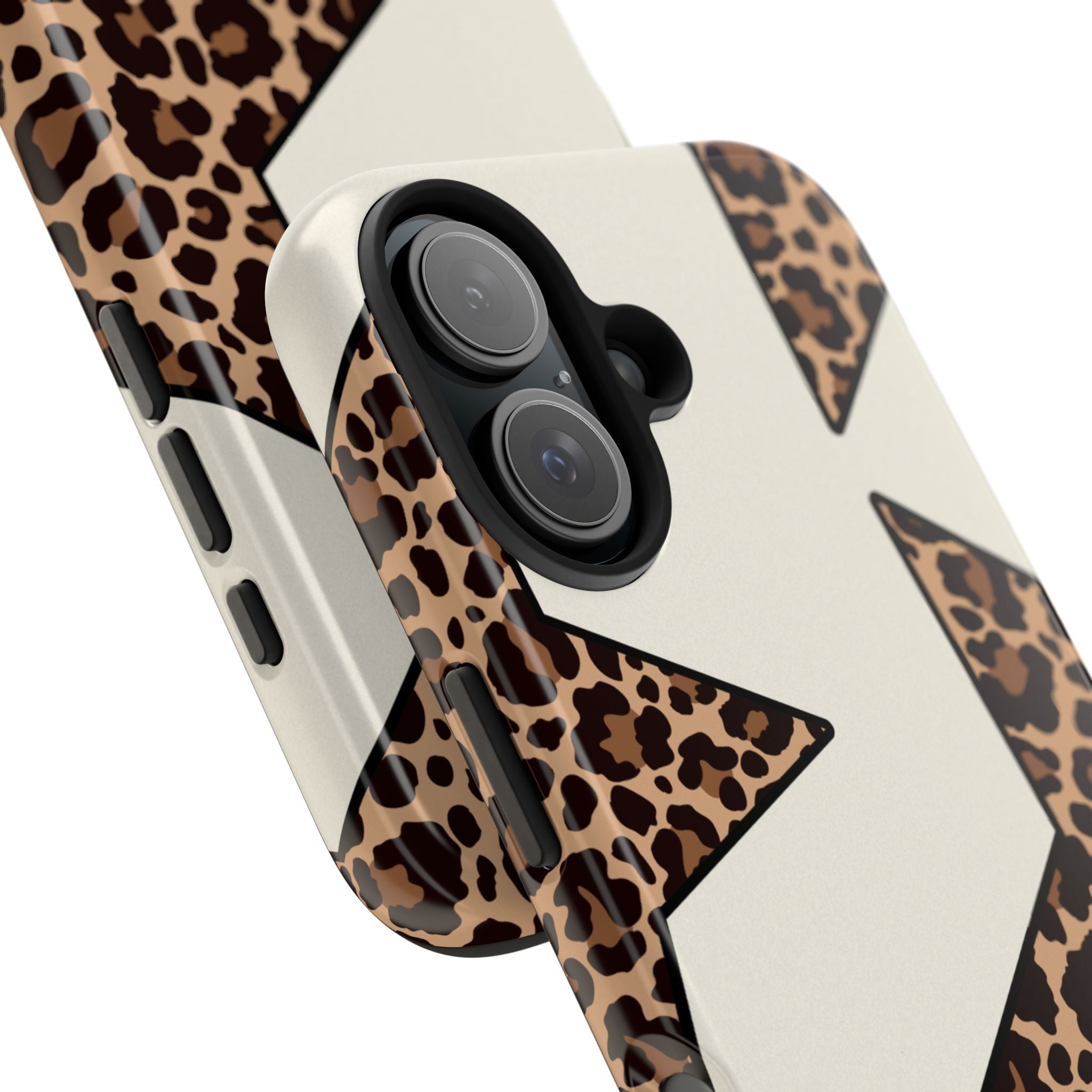 Leopard Star Pattern Phone Case | Animal Print Stars Tough Phone Case
