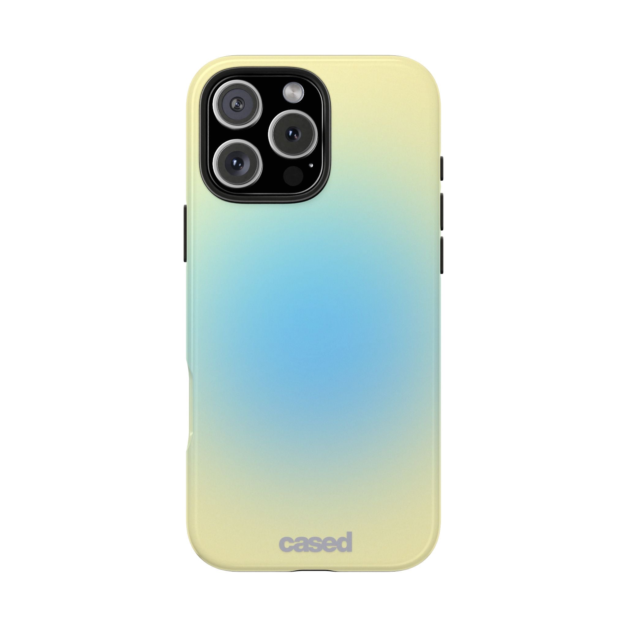Gradient Sunrise Tough Phone Case — Protective Pastel Ombre iPhone Cover