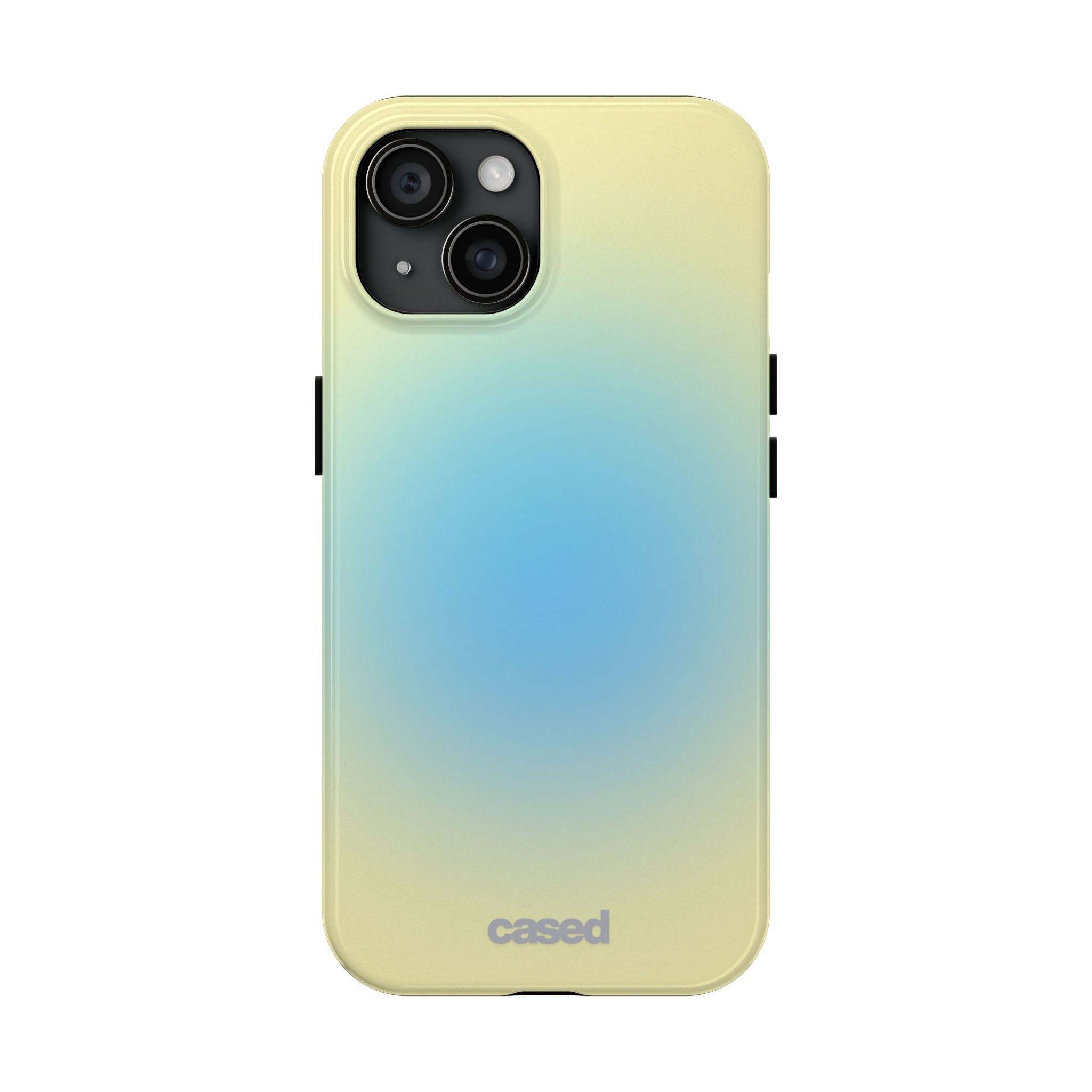 Gradient Sunrise Tough Phone Case — Protective Pastel Ombre iPhone Cover