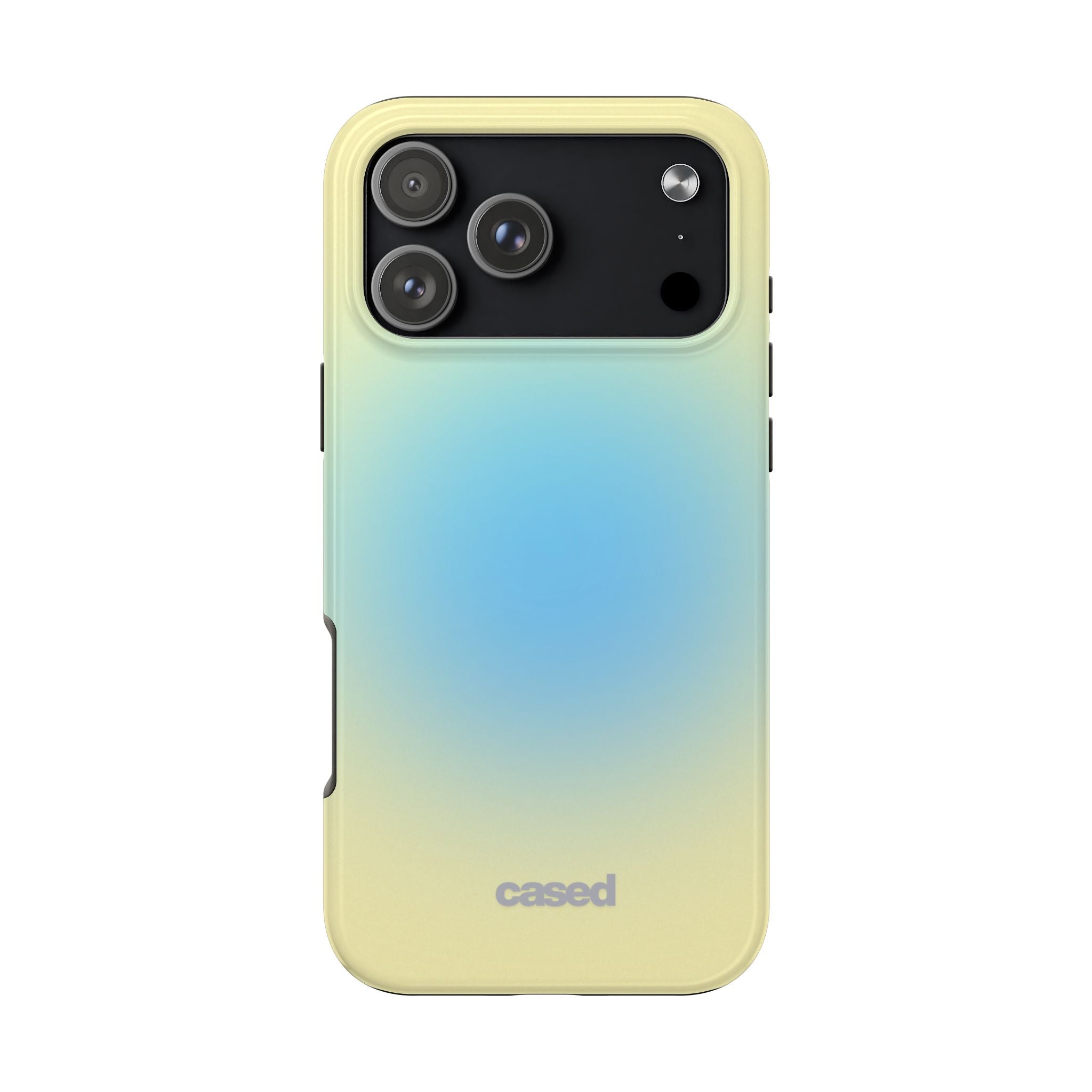 Gradient Sunrise Tough Phone Case — Protective Pastel Ombre iPhone Cover