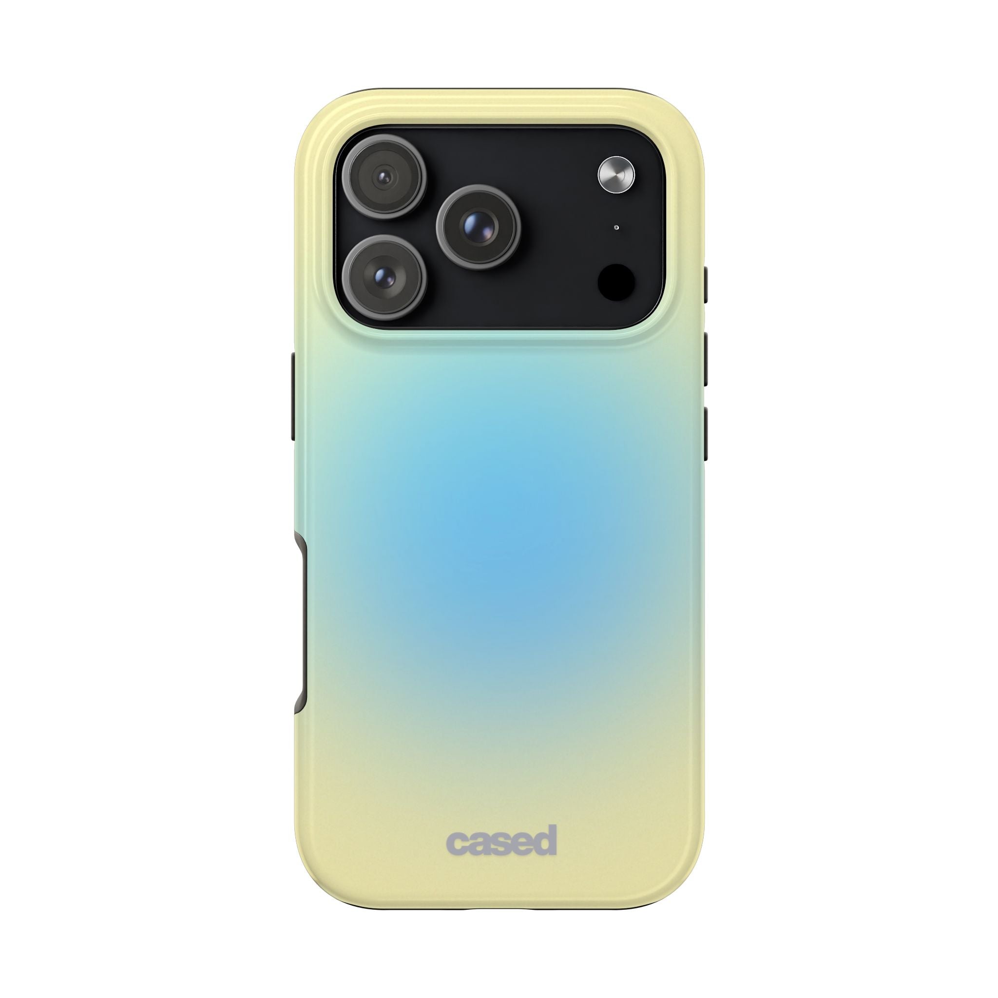 Gradient Sunrise Tough Phone Case — Protective Pastel Ombre iPhone Cover