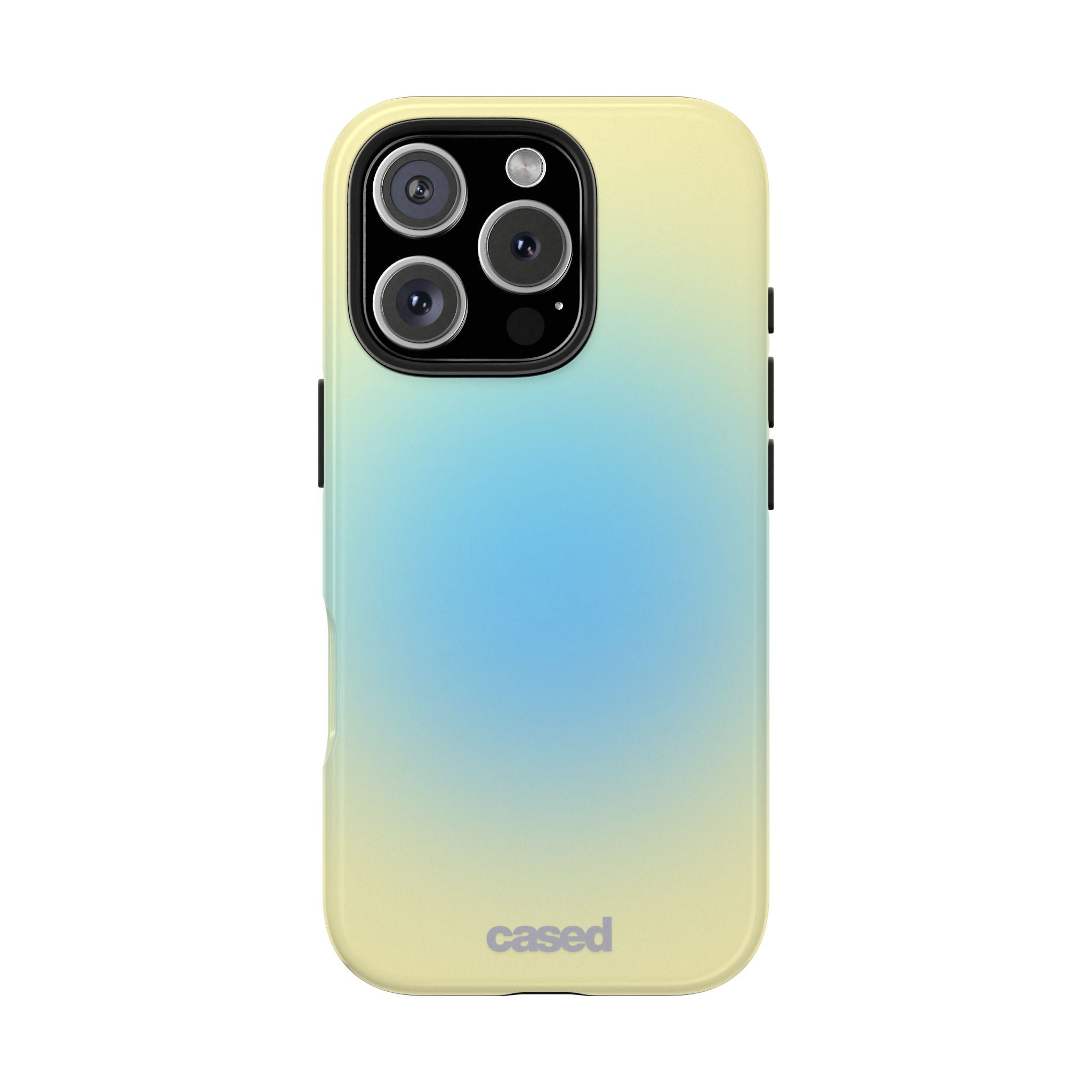 Gradient Sunrise Tough Phone Case — Protective Pastel Ombre iPhone Cover