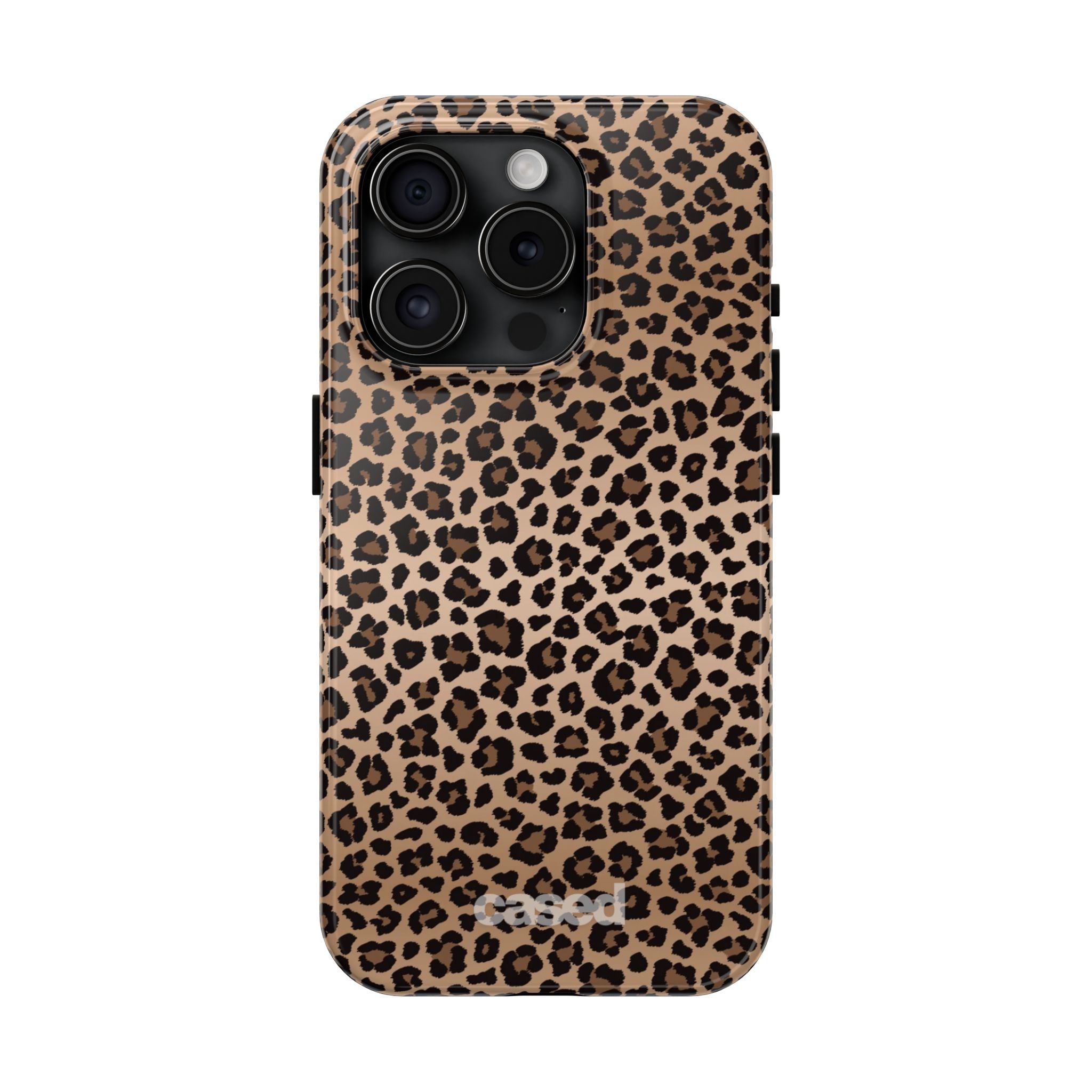 Leopard Print Kiss Pattern Phone Case | Tough Phone Cases