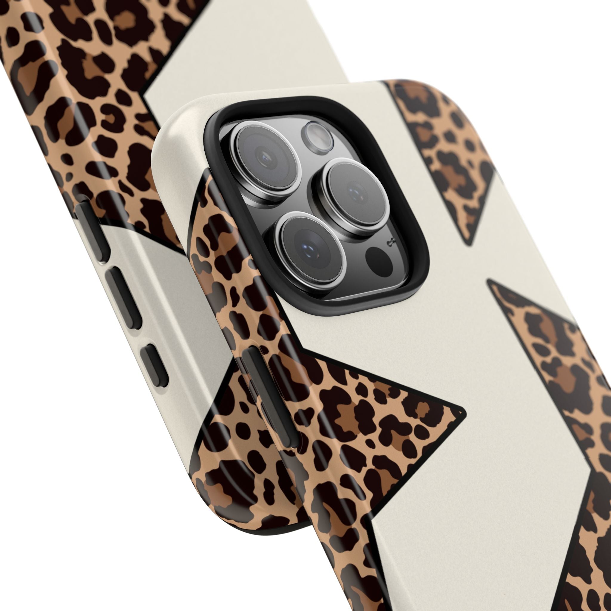 Leopard Star Pattern Phone Case | Animal Print Stars Tough Phone Case