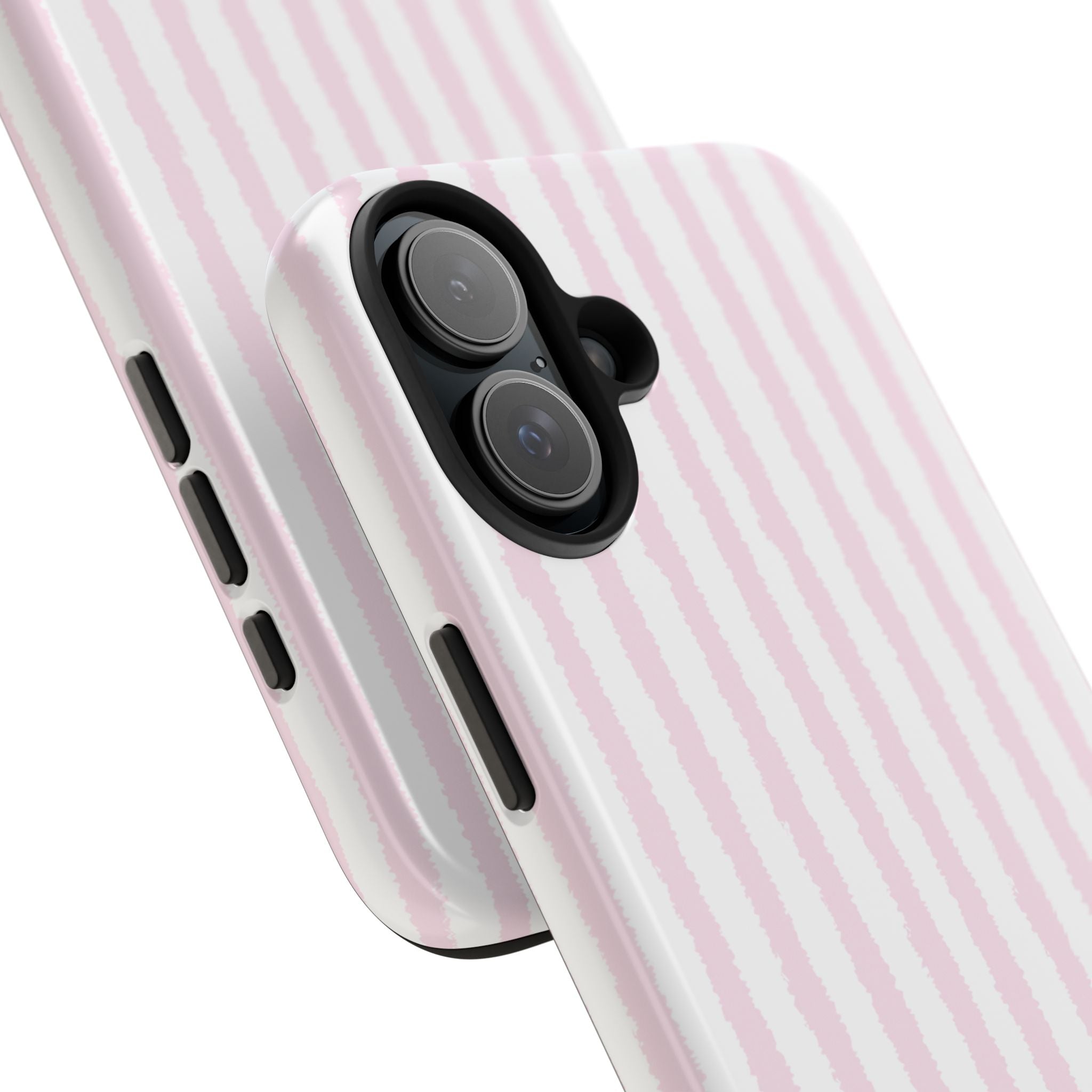Pink Pastel Stripe Tough Phone Case — Protective iPhone Cover