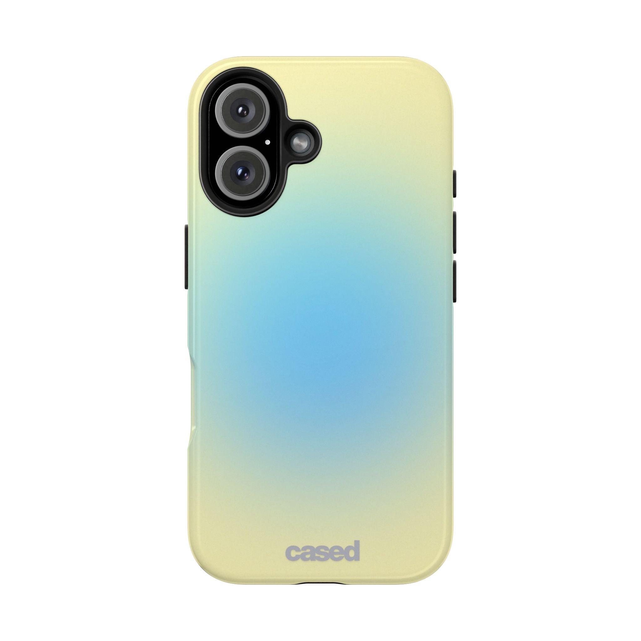 Gradient Sunrise Tough Phone Case — Protective Pastel Ombre iPhone Cover