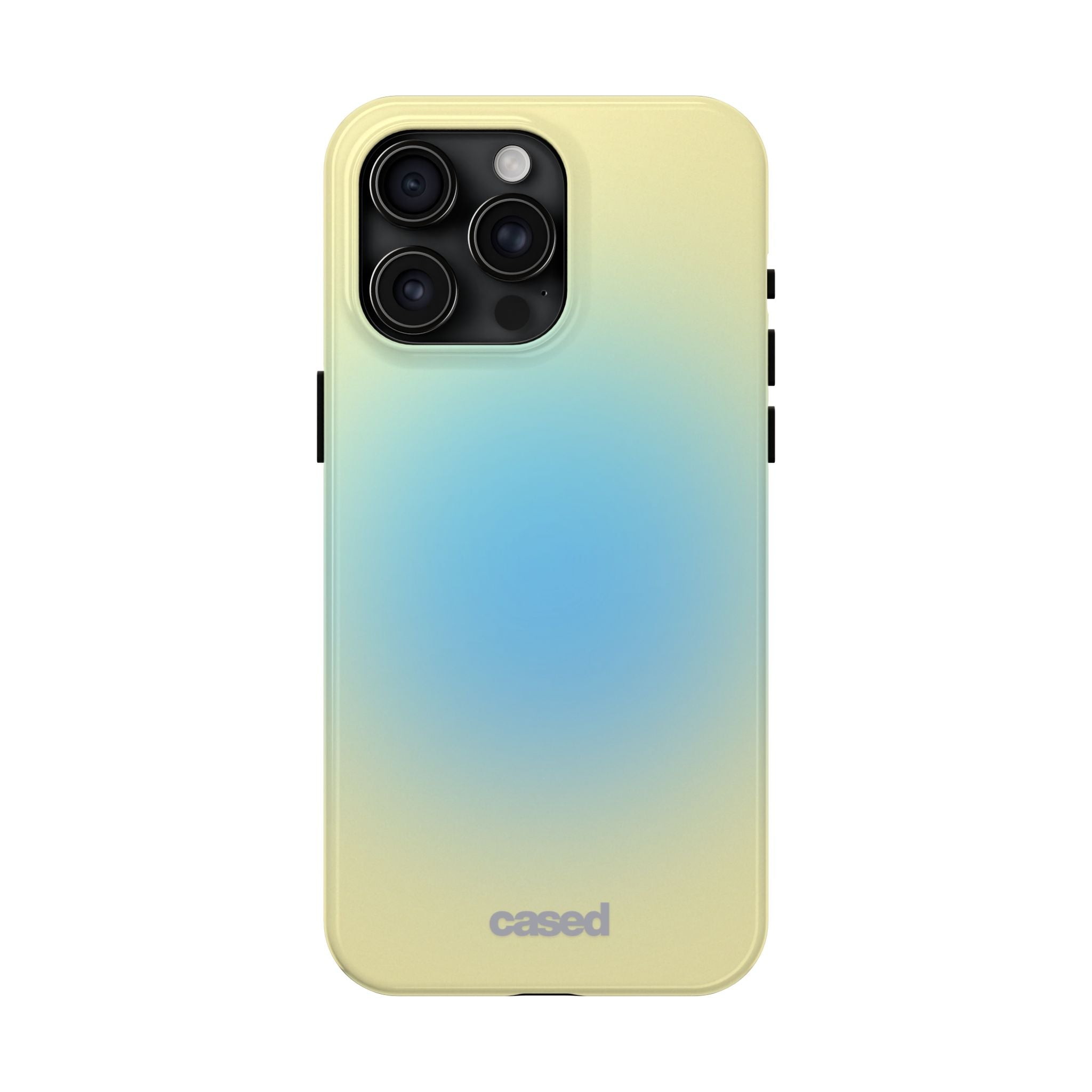 Gradient Sunrise Tough Phone Case — Protective Pastel Ombre iPhone Cover