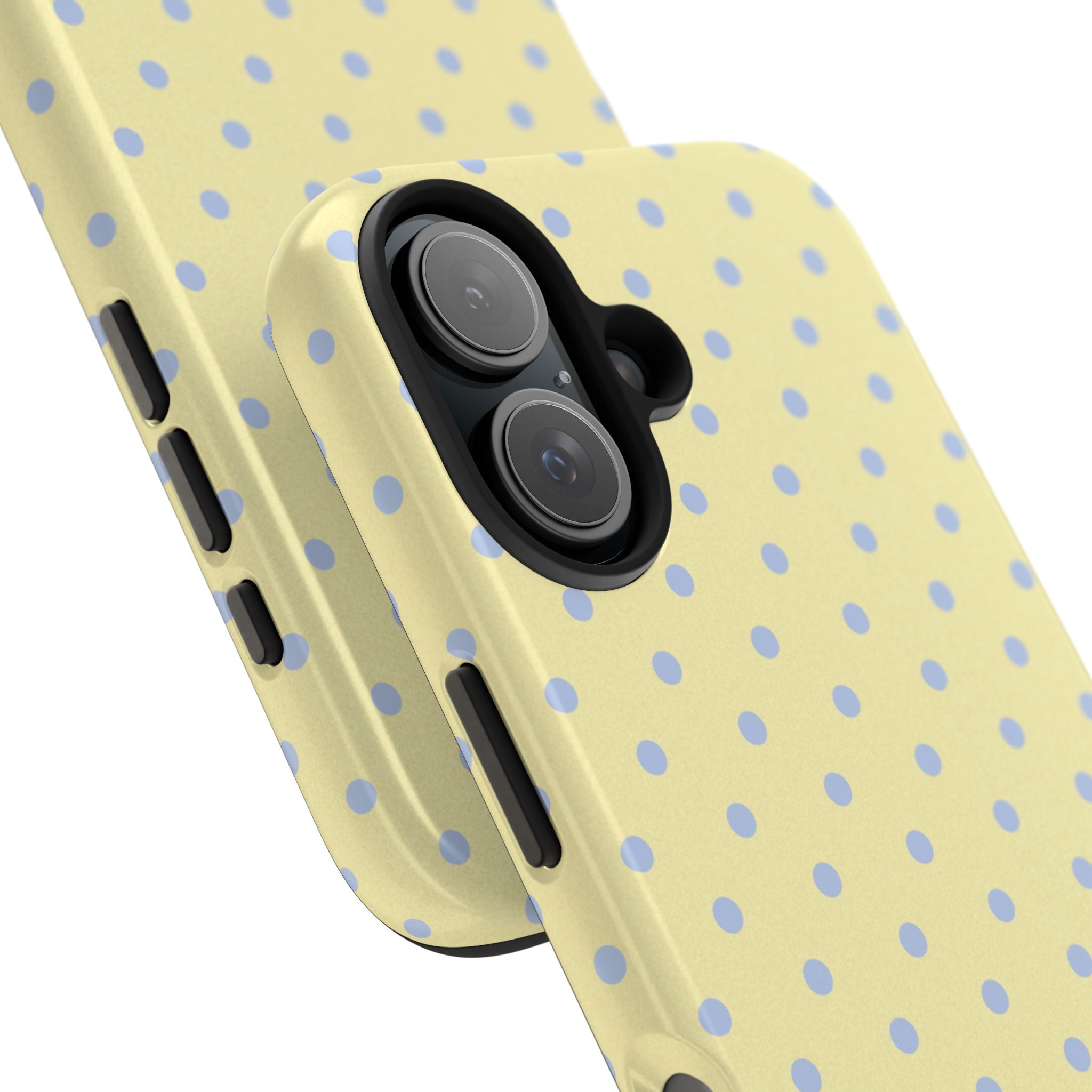 Pastel Yellow Polka Dot Tough Phone Case — Cute Protective Phone Cover